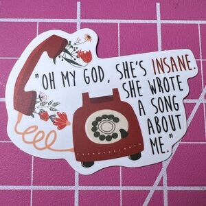 💜13/$13 +Bundle Sticker Sale | MUSIC Taylor Swift Waterproof Sticker